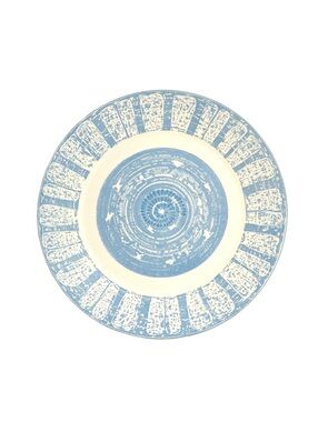 Royal Ironstone Acapulco Blue tunic g Platter